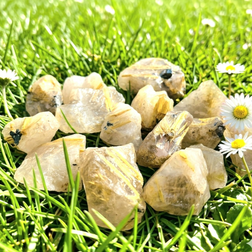 Rutilated Quartz - Raw