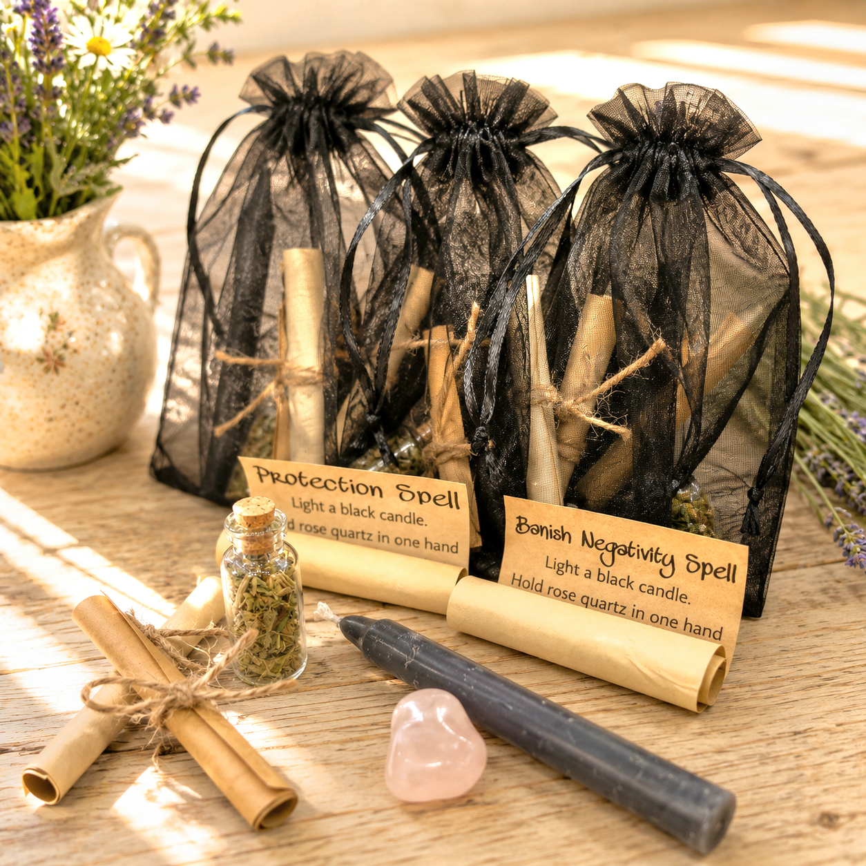 Protection / Banish Negative Energy Spell Kit