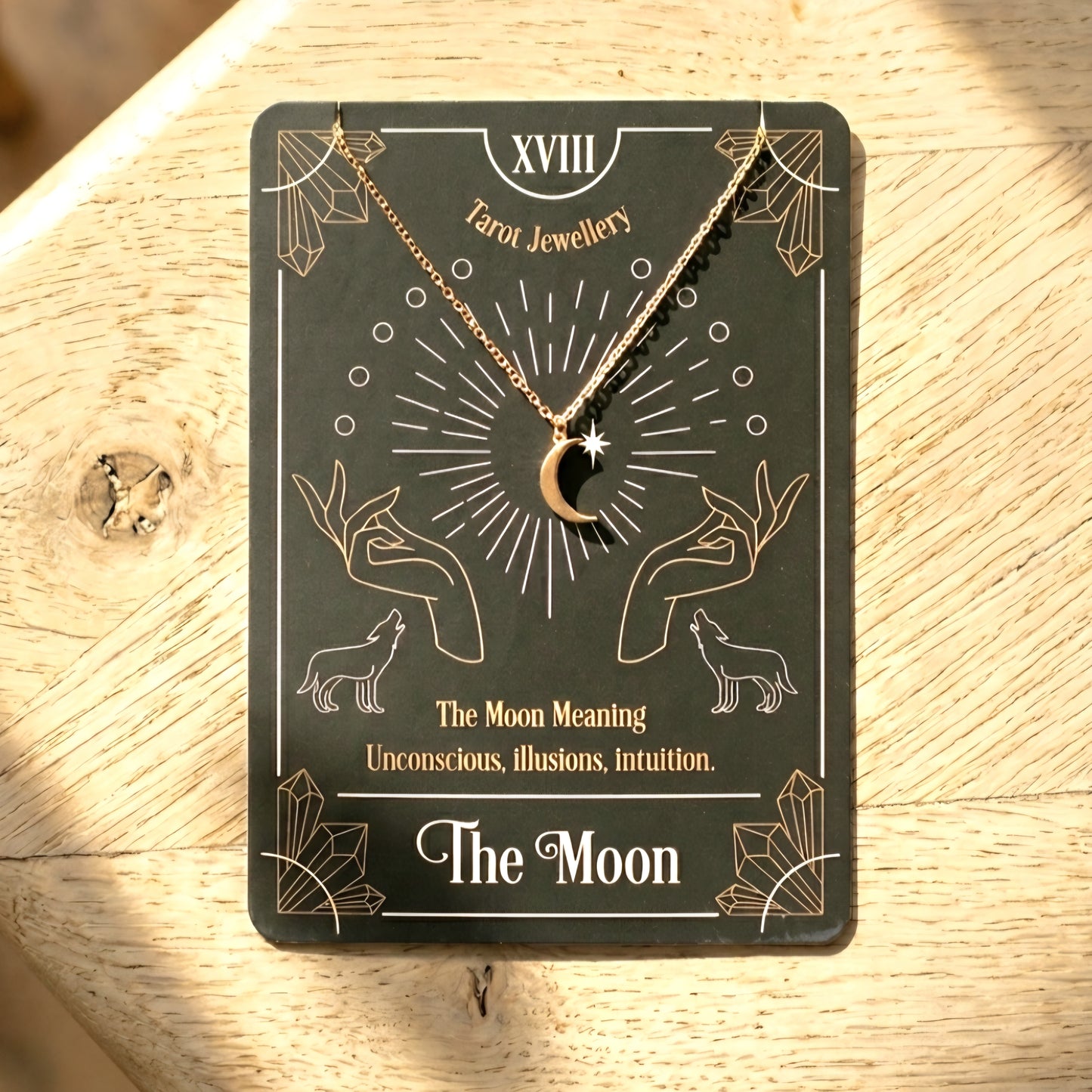 The Moon Tarot Necklace