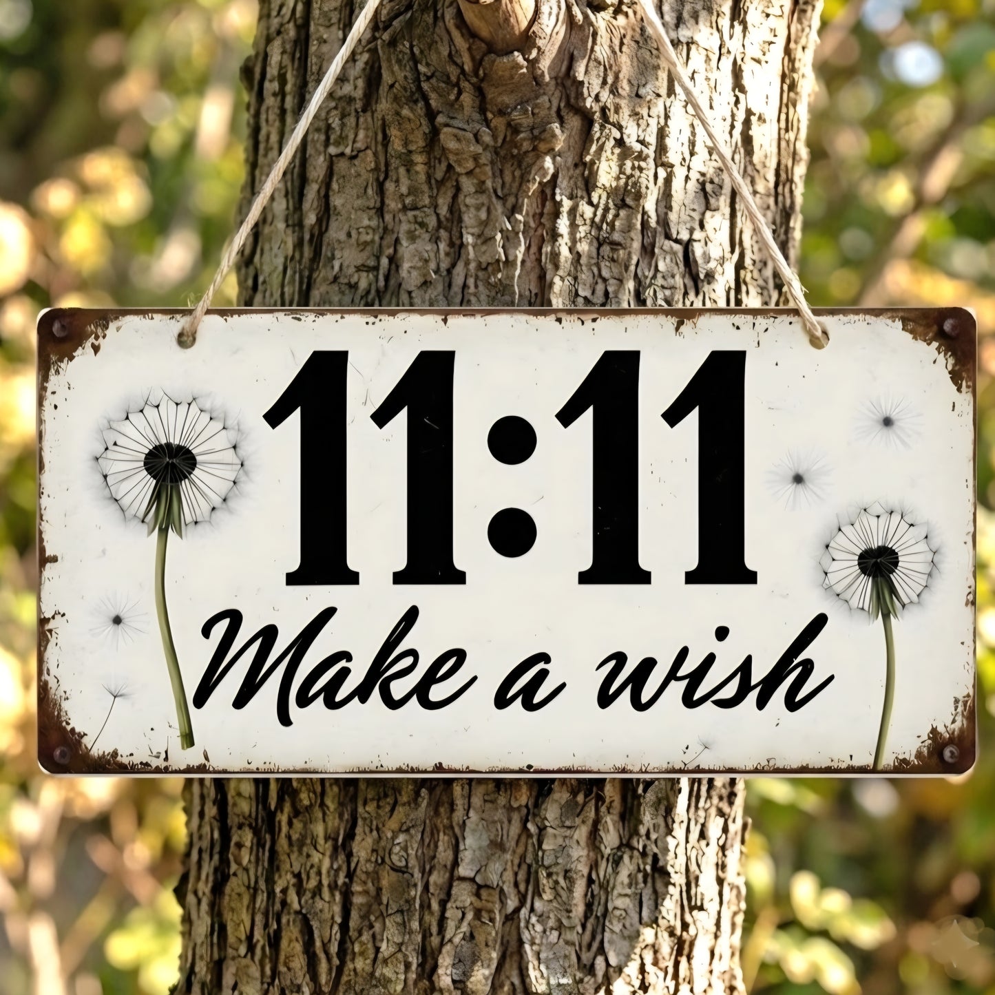 Make A Wish Wooden Sign