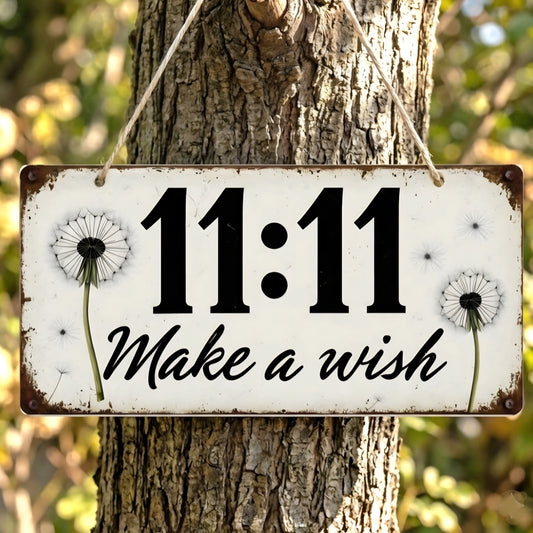 Make A Wish Wooden Sign