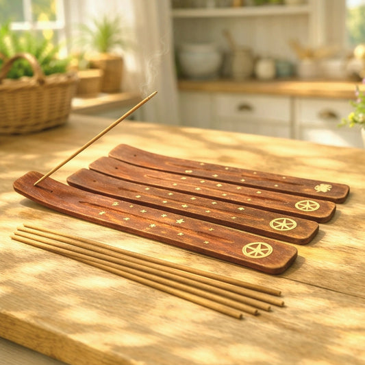 Wooden Incense Holder