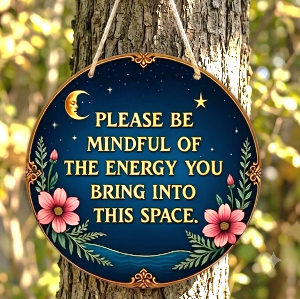 Mystic Wooden Sign